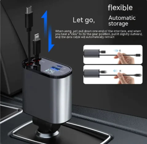 4-in-1 Car Fast Charger