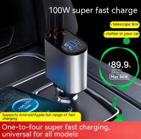 4-in-1 Car Fast Charger